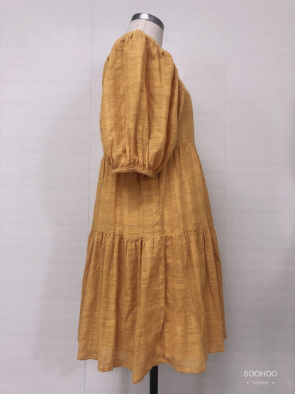 SH2001 Mustard Dress