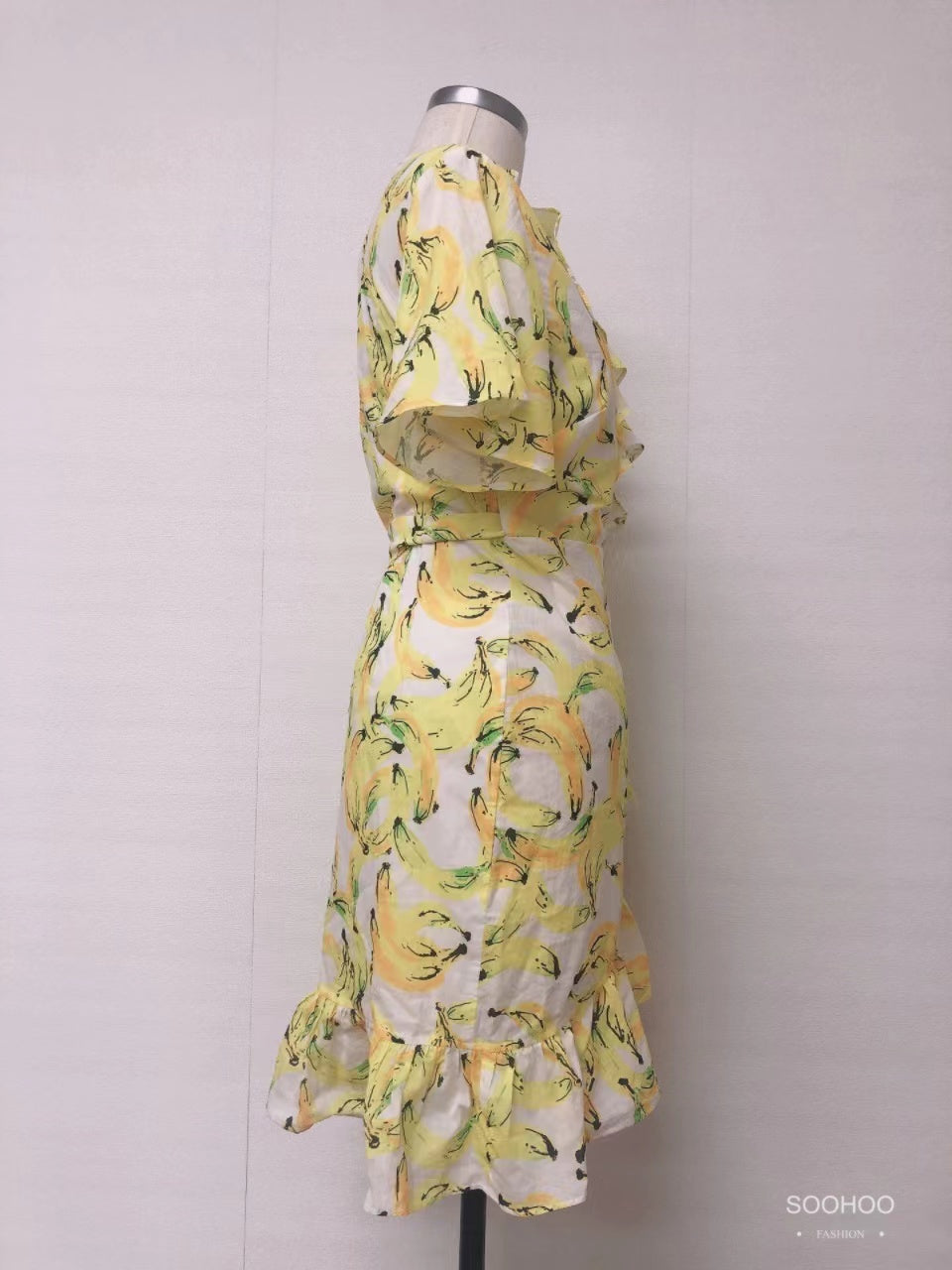 SH2002 Yellow banana dress